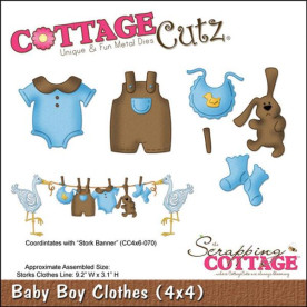 Ніж для вирізання Baby Boy Clothes від CottageCutz