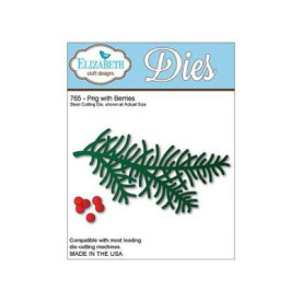 Ніж для вирізання Sprig With Berries від Elizabeth Craft Designs