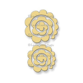 Набор ножей для вырезания Rolled Rose Set от компании La-La Land Die