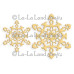 Набор ножей для вырезания Ornament Snowflakes от компании La-La Land Die