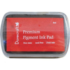 Подушечка с краской для штампинга Pigment Ink Pads - Red от Dovecraft