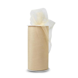 Блестящая декоративная сетка (фатин) Gold от Expo, ширина 15 см, длина 90 см