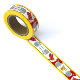 Паперовий скотч Cooking 10 м, 15 мм від компанії Eyelet Outlet