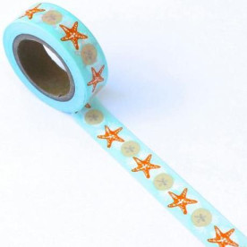 Паперовий скотч Shell 10 м, 15 мм від компанії Eyelet Outlet