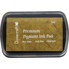 Подушечка с краской для штампинга Pigment Ink Pads - Gold от Dovecraft