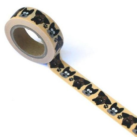 Паперовий скотч Dog 10 м, 15 мм від компанії Eyelet Outlet