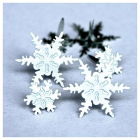 Набір брадс Snowflake від Eyelet Outlet, 12 шт