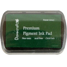 Подушечка с краской для штампинга Pigment Ink Pads - Forest Green от Dovecraft