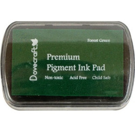 Подушечка с краской для штампинга Pigment Ink Pads - Forest Green от Dovecraft