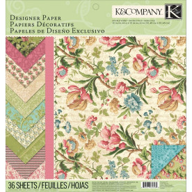 Набір паперу Merryweather 30х30 см 12 аркушів від компанії K & Company