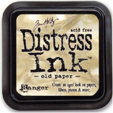 Краска для штампинга Distress Pad - Old Paper от Tim Holtz