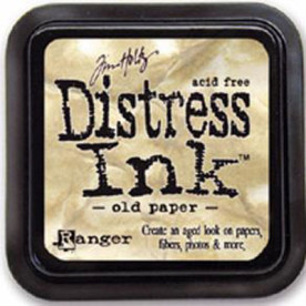 Краска для штампинга Distress Pad - Old Paper от Tim Holtz