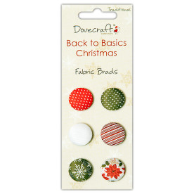 Набор тканевых брадсов Traditional 6 шт Dovecraft