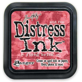 Краска для штампинга Distress Pad - Fired Brick от Tim Holtz
