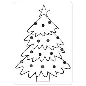 Папка для тиснения Christmas Tree от компании Crafts-Too