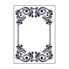 Папка для тиснення Floral Frame від компанії Crafts-Too