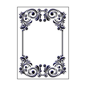 Папка для тиснения Floral Frame от компании Crafts-Too