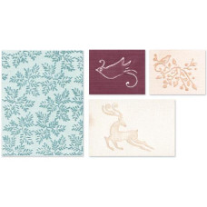 Папки для тиснення Birds and Reindeer Set від Tim Holtz