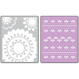 Папки для тиснення Lace від Tim Holtz