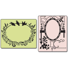 Папки для тиснення Bird & Garden Gate від Tim Holtz