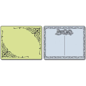 Папки для тиснення Flourish & Postcard від Tim Holtz