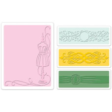 Папки для тиснення Dress Forms With Borders від Tim Holtz