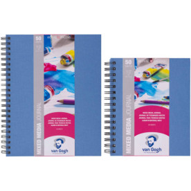 Альбом на спіралі, Van Gogh mixed media, А5, 160г/м2, 50 листів, Royal Talens