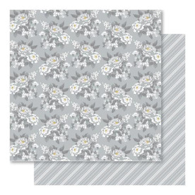 Двусторонняя перламутровая бумага Floral 30х30 см от Ruby Rock-It