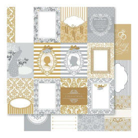 Двусторонняя перламутровая бумага Tokens 30х30 см от Ruby Rock-It