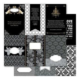 Двусторонняя перламутровая бумага Cut-Outs из коллекции Celebrate 30х30 см от Ruby Rock-It