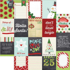 Бумага двусторонняя для скрапбукинга "Journaling Cards" 30х30 см от компании Simple Stories