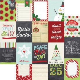 Папір двосторонній для скрапбукінгу "Journaling Cards" 30х30 см від компанії Simple Stories