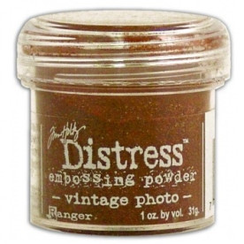 Пудра для ембоссінга Vintage Photo від Tim Holtz