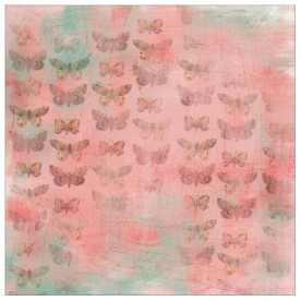 Односторонній папір Colorful Butterflies 30х30 см від компанії Karen Foster