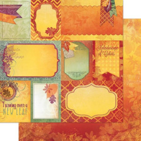 Двусторонняя бумага Notes 30х30 см от Bo-Bunny