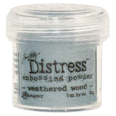Пудра для ембоссінга Weathered Wood від Tim Holtz