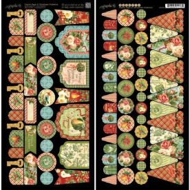 Набір вирубування 12 Days of Christmas - Banners від Graphic 45