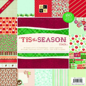 Набір паперу Tis The Season 30х30 см 60 аркушів від DCWV