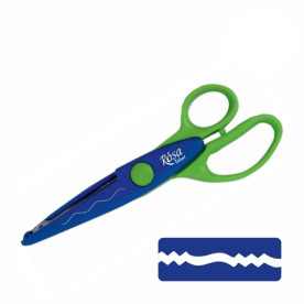 Фігурні ножиці №8, 16,5х6,5см, ROSA TALENT