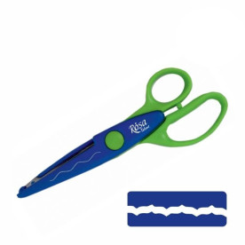 Фигурные ножницы №12, 16,5х6,5см, ROSA TALENT