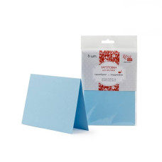 Набор заготовок для открыток, 5 шт, 10,3х7 см, №5, голубой, 220г / м2, Rosa Talent