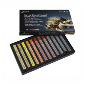 Пастель сухая, проф, полутв, 12 цв, крадр, Mungyo, 94100682