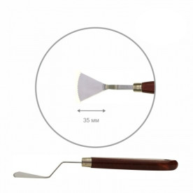 Мастихин, ArtWork №1 лопатка, 3,5см, Rosa Studio