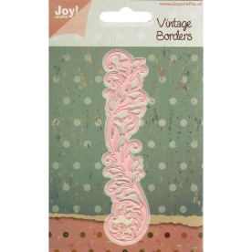 Ніж для тиснення і вирізання Vintage Borders / Flower Swirl, розмір ножа 12х2,5 см від Joy! Crafts