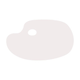 Палитра акриловая прозрачная плоская, толщина 2 мм, 18111, 35х24 см, DKArt & Craft