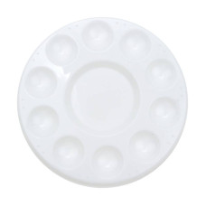 Палитра пластиковая круглая, d: 17,8 см, D.K.Art&Craft