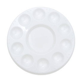 Палитра пластиковая круглая, d: 17,8 см, D.K.Art&Craft