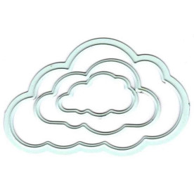 Нож для тиснения и вырезания Clouds, размер ножа 5х3 см от Joy! Crafts