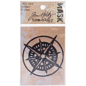 Маска-трафарет на клеевой основе Compass от Tim Holtz