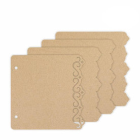 Заготовка для альбома Ажур, 20х20,5см, 4 ст., ROSA TALENT